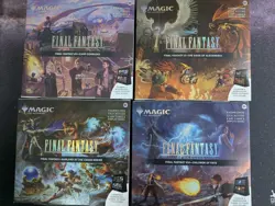 Magic The Gathering: Final Fantasy Scene Box Bundle Set of 4 NEW & SEALED - Image 1