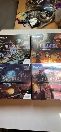 Magic The Gathering: Final Fantasy Scene Box Bundle Set of 4 BRAND NEW, SEALED - Image 1