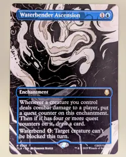 Waterbender Ascension (Borderless) - Avatar: The Last Airbender #310 Rare - Mint - Image 1