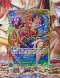 Monkey.D.Luffy OP13-118 SEC One Piece TCG Carrying On His Will Near Mint ENGLISH - Image 1