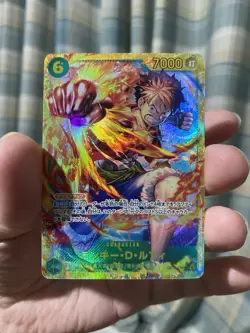 ONE PIECE Card Game Monkey D Luffy SEC Carrying on His Will OP13 118 Japanese NM - Image 1