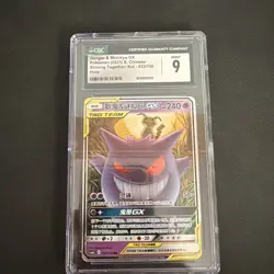 [US Seller] Pokemon S-Chinese Tag Team Gengar & Mimikyu GX RR CSM2bC-033/150 - Image 1
