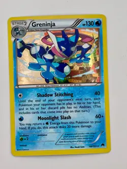 🇨🇦 NM Greninja 40/122 Rare Cracked Ice Holo Breakpoint Pokemon TCG Card - Image 1
