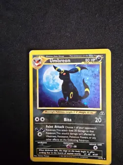Pokemon Umbreon Neo Discovery Holo Card 13/75 Unlimited Rare - Image 2