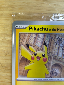 Pokemon TCG Pikachu At The Museum Promo Card + Pokemon Day Collection Box NEW - Image 3