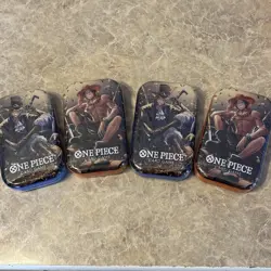 One Piece Card Game Sealed Tins - Portgas D. Ace & Sabo 4 pack - Image 1