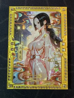 Goddess Hancock Diamond Golden Card Metal Bikini Waifu Doujin Numbered One Piece - Image 1