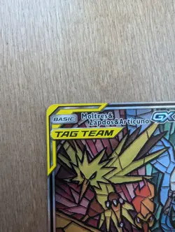 Moltres & Zapdos & Articuno GX SM210 Promo ETB Hidden Fates Pokemon Card TCG NM - Image 3