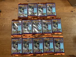 14 sealed Magic the Gathering Planeshift booster packs - Image 1