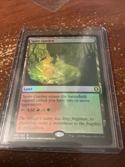 Spire Garden Foil Commander Legends: Battle for Baldur's Gate MtG Magic - Image 1