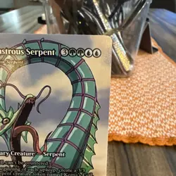 MTG The Monstrous Serpent - Koma, Cosmos Serpent (Borderless) Avatar 51 NM - Image 3