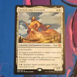 Wizards of the Coast Heliod Sun-Crowned Theros Mythic White God Creature 018/254 - Image 1