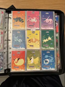 Pokemon Let's Go Eevee Database Heart Holo Sleepy Set Eeveelutions Full Set - Image 1