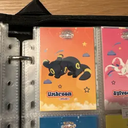 Pokemon Let's Go Eevee Database Heart Holo Sleepy Set Eeveelutions Full Set - Image 2