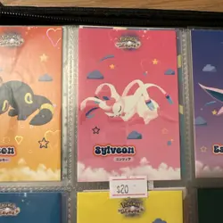 Pokemon Let's Go Eevee Database Heart Holo Sleepy Set Eeveelutions Full Set - Image 3