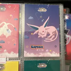 Pokemon Let's Go Eevee Database Heart Holo Sleepy Set Eeveelutions Full Set - Image 4