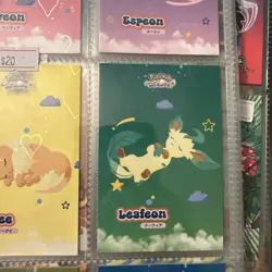 Pokemon Let's Go Eevee Database Heart Holo Sleepy Set Eeveelutions Full Set - Image 5