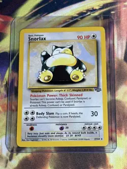 Snorlax Base Set 2 30/64 Non Holo Rare Pokemon TCG VINTAGE WOTC - Image 3
