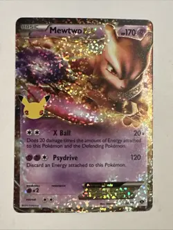 Mewtwo EX - 54/99 Celebrations 25th Classic Collection Ultra Rare Pokemon - NM - Image 1