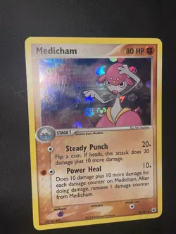 Pokemon TCG Medicham EX Hidden Legends 42/101 Holo Uncommon LP - Image 4