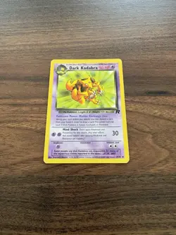 Pokemon TCG Dark Kadabra - 39/82 - Uncommon Unlimited Team Rocket LP - Image 2