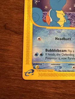 Pokemon Squirtle 132/165 Expedition Non-Holo Base Set Near Mint Condition - Image 5