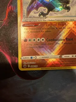 🔥 Radiant Charizard 020/159 Radiant Rare Crown Zenith Pokemon TCG MINT 🔥 - Image 4
