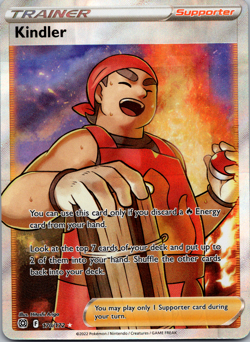 Kindler (Full Art) Ultra Rare SWSH09: Brilliant Stars 170/172 LP Pokemon - Image 1