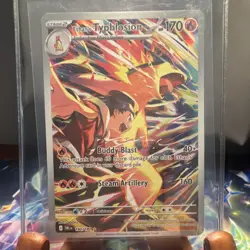 Ethan's Typhlosion 190/182 Sv10: Destined Rivals Holo Illustration Rare Pokemon. - Image 2
