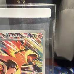 Ethan's Typhlosion 190/182 Sv10: Destined Rivals Holo Illustration Rare Pokemon. - Image 3