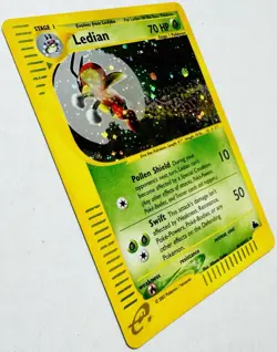 2003 Pokemon Skyridge H15/H32 Ledian Holo Rare Mint !! “Pack Fresh” - Image 2