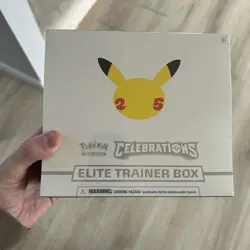 Pokemon Celebrations Elite Trainer Box ETB **SMALL TEAR** - Image 1