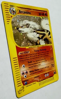2003 Pokemon Skyridge H2/H32 Arcanine Holo Rare Mint !! “Pack Fresh” - Image 2