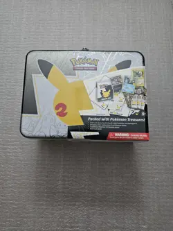 Pokemon Celebrations 25th Anniversary Collectors Chest Lunch Box Tin Sealed - Image 1