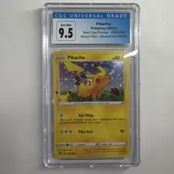 Pokemon Pikachu General Mills SWSH039 2021 Promo CGC 10 (old Label) - Image 1