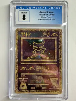CGC 8 MINT Ancient Mew Movie 2000 Promo Pokemon - Image 1