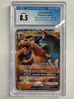 Pokemon Charizard GX 2019 Black Star Promos SM195 CGC 8.5 - Image 1