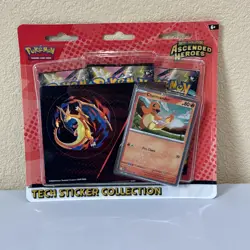 Pokemon Ascended Heroes Tech Sticker Collection Charmander New Sealed IN-HAND - Image 1