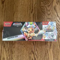Pokemon Prismatic Evolutions Surprise Box And Booster Bundle Sealed - Image 1