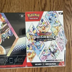 Pokemon Prismatic Evolutions Surprise Box And Booster Bundle Sealed - Image 4