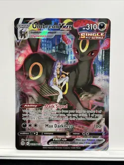 2022 Pokemon SWSH Full Art Umbreon VMAX Holo Foil Brilliant Stars TG23/TG30 - Image 1