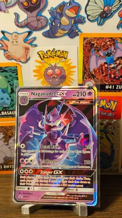 Pokemon TCG Naganadel GX SM125 Black Star Promo Holo - LP - Image 1