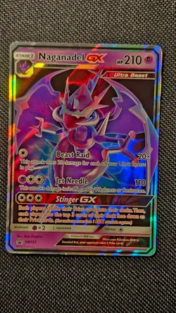 Pokemon TCG Naganadel GX SM125 Black Star Promo Holo - LP - Image 2
