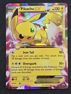 Pokemon Pikachu TCG EX XY84 Black Star Promo 2015 Holo Card - Image 1