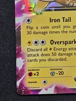 Pokemon Pikachu TCG EX XY84 Black Star Promo 2015 Holo Card - Image 5