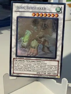 Junk Berserker (Ghost Rare) EXVC-EN037 Extreme Victory 1st Edition - Image 1