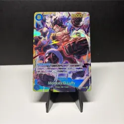 Monkey D. Luffy SEC OP11-118 A Fist of Divine Speed Foil One Piece TCG English - Image 1