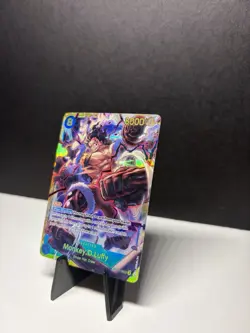 Monkey D. Luffy SEC OP11-118 A Fist of Divine Speed Foil One Piece TCG English - Image 2