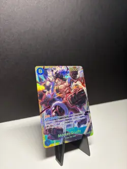 Monkey D. Luffy SEC OP11-118 A Fist of Divine Speed Foil One Piece TCG English - Image 3
