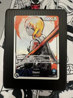 One Piece! Nami OP03-040 L - Leader Alternate Alt Art - NM/Mint - English - Image 1